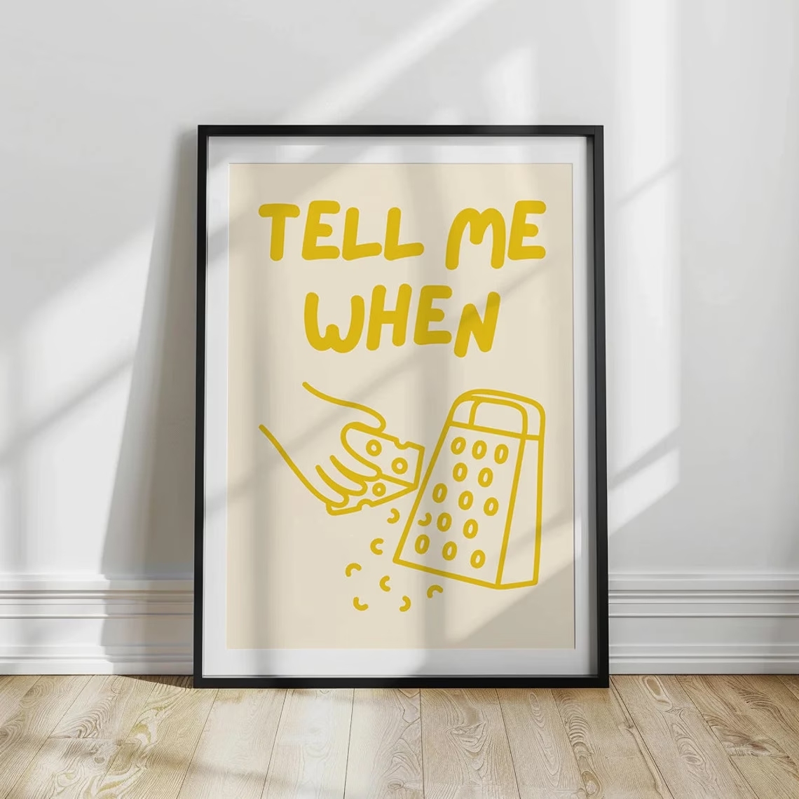 Home Cooking Quotes - Minimalistyczny Obraz na Płótnie z Cytatem