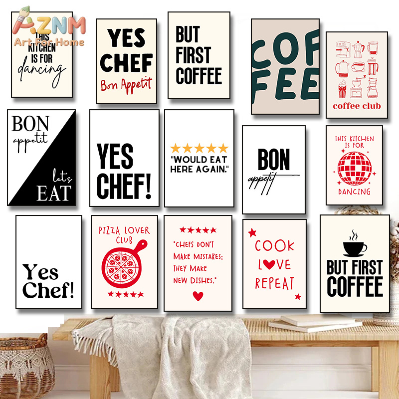 Home Cooking Quotes - AZNM Kuchnia Kawa Szef Kuchni Cytat