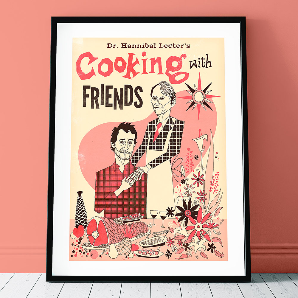 Home Cooking Cookbook - Kuchnia płótno malarstwo Hannibal książka kucharska