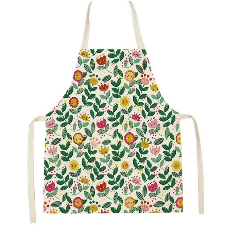 Fartuch z bawełny i lnu z kwia – Home Cooking Cafe recenzja i cena