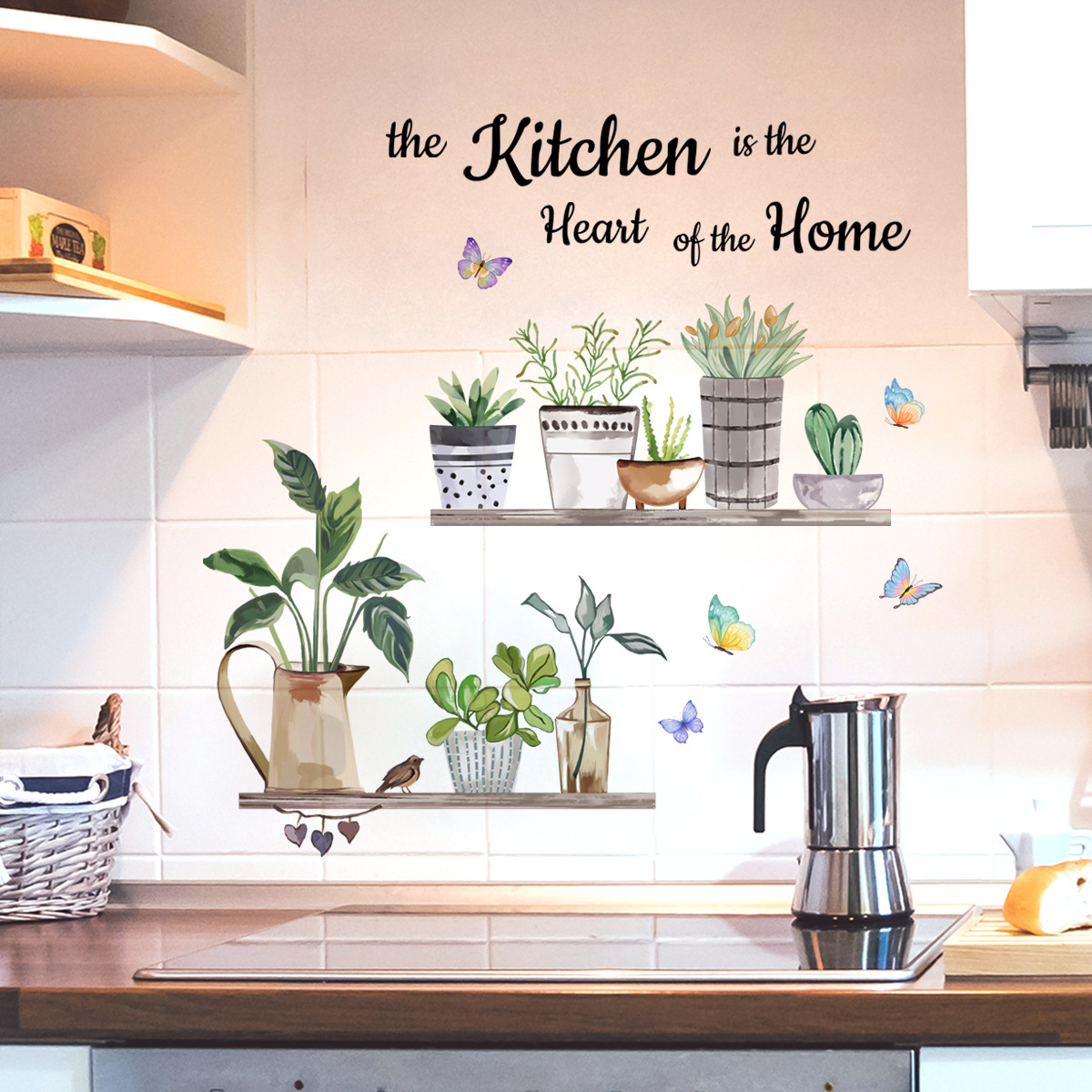 Naklejki ścienne do kuchni, zi – Home Cooking Quotes recenzja i cena