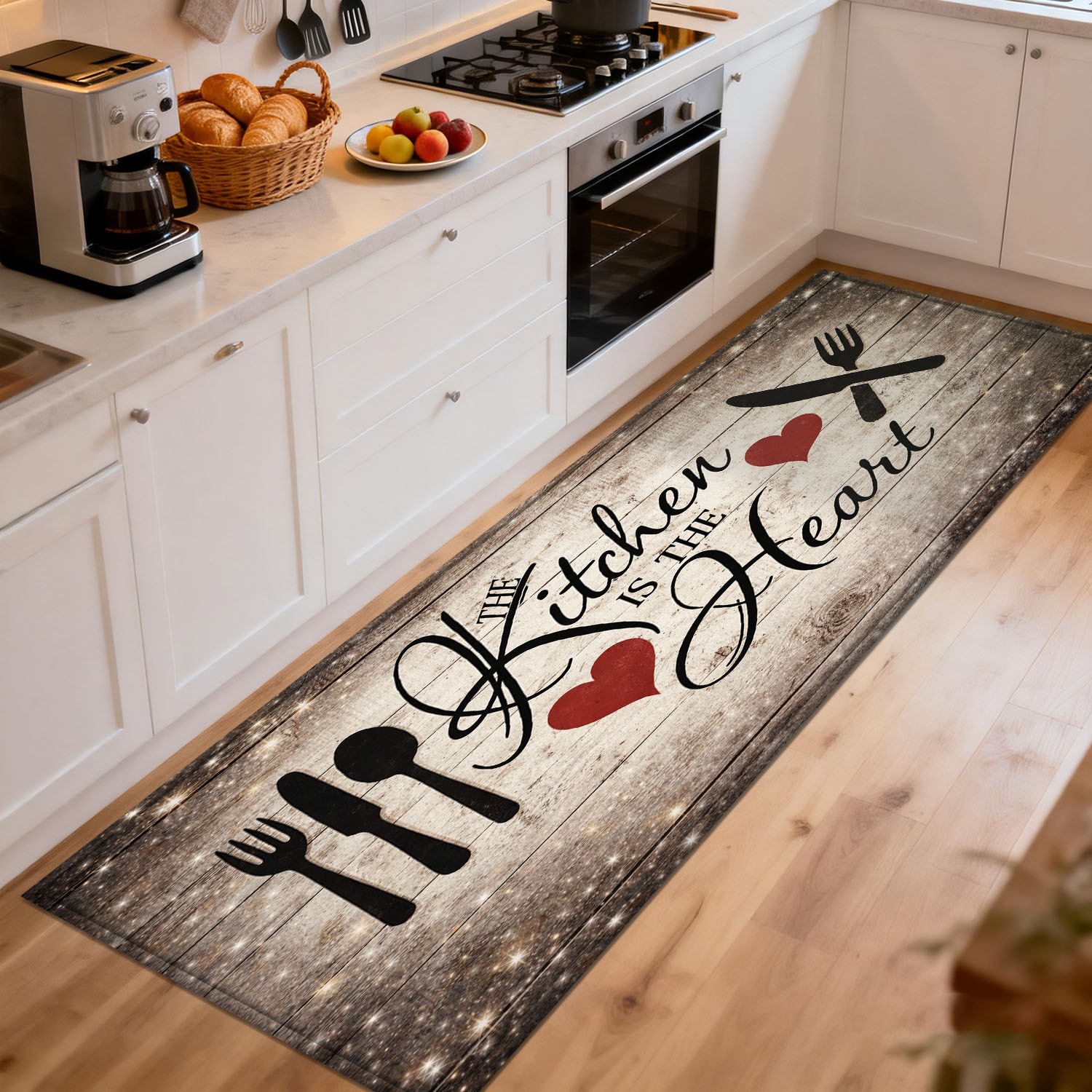 Rustykalna drewniana mata do k – Home Cooking Quotes recenzja i cena