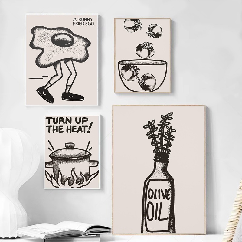 Minimalist Line Art Kitchen Wa – Home Cooking Quotes recenzja i cena