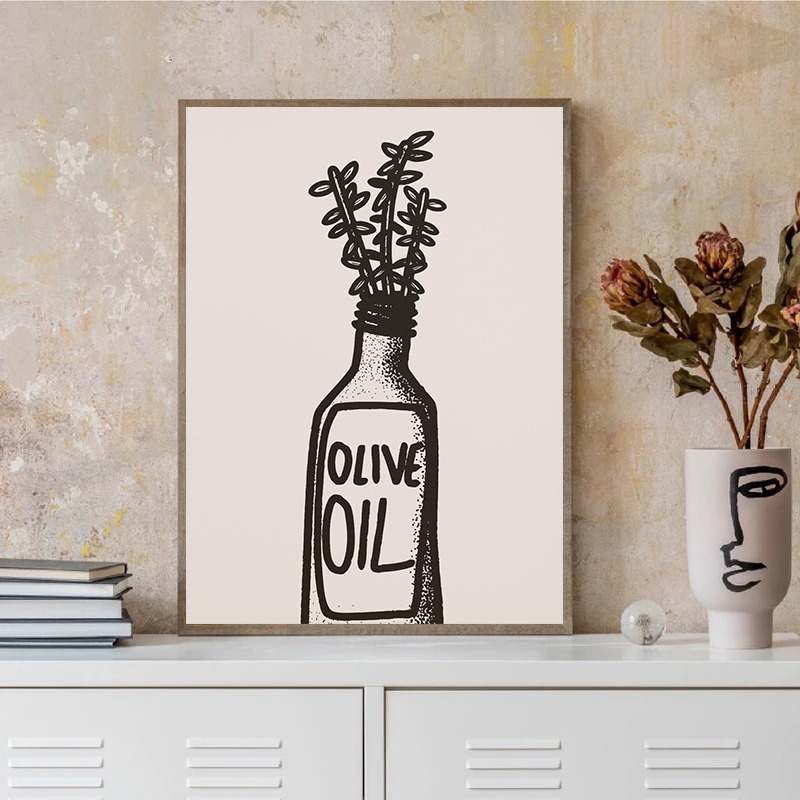 Minimalist Line Art Kitchen Wa – Home Cooking Quotes recenzja i cena