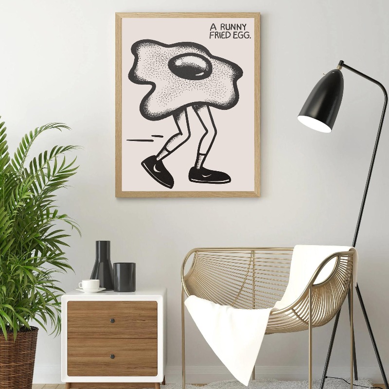 Minimalist Line Art Kitchen Wa – Home Cooking Quotes recenzja i cena