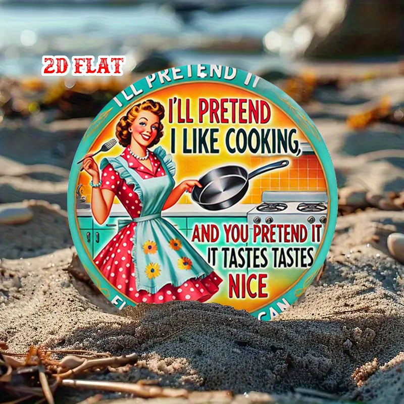 Płaska metalowa dekoracja ście – Home Cooking Cafe recenzja i cena